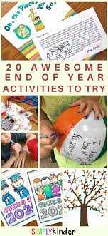 Enhance fine motor skills and letter recognition while creating cool alphabet letter crafts. 21 Awesome End Of Year Activities Your Kinders Will Love Simply Kinder