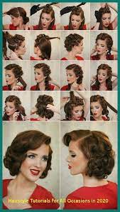 94 Wonderful Hairstyle Tutorials For All Occasions In 2020 Vintage Hairstyles Tutorial Hair Styles Long Hair Styles