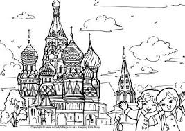 St Basil S Cathedral Colouring Page Kids Art Projects Colouring Pages Art Projects