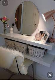 Ikea Hack Diy Dressing Table Small Bedroom Vanity Diy Apartment Decor Bedroom Diy