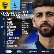 🔄 Dodds & Hunter return to the XI 🆕 Robinson joins the bench 🧤 Dixon  makes the matchday squad Here's our line-up for today's clash at Sutton  United 🗞 Parkes misses out