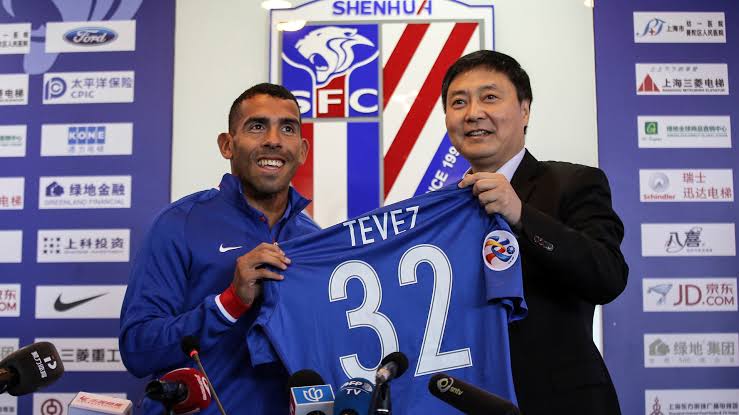 Image result for tevez shanghai shenhua"