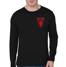 Manchester united 2016/2017 third football shirt jersey long sleeve size xl. Manchester United Black Full Sleeve T Shirt Swag Shirts