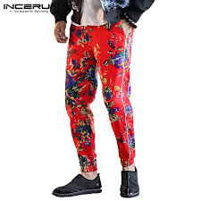Check spelling or type a new query. Size Of Chinese Style Floral Print Cotton Trousers Joggers Men Slim Fit Suprely