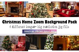 Just make sure it's a 16x9 crop and there's a good chance you can toss it right. Holiday Home Zoom Background 6 Digital Download Christmas Tree Xmas By Digitalprintableme Thehungryjpeg Com