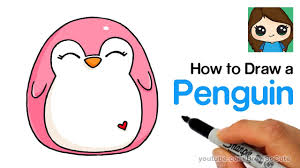Today, we will show you how to draw cartoon penguins…which are one of the most adorable animals in the world (in my opinion). How To Draw A Cute Penguin Easy Squishy Squooshems Youtube