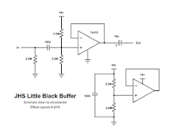 Perf And Pcb Effects Layouts Jhs Little Black Buffer Buffer Layout Modulators