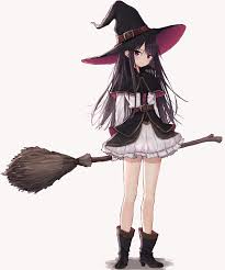 ずいま on twitter anime black hair anime brown hair anime witch