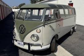 Image result for Medium Gray 1950 VW Bus