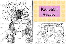 Hier vind je alle bekende en minder bekende kleurplaten. Kleurplaat Brandweer En Hipster Mama Maai