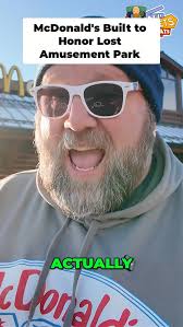 This McDonald's has a cooler history than you think! It pays homage to Fort  Dells, an old amusement park. #McDonalds #FortDells #AmusementPark #History  #Travel #RoadsideAttractions