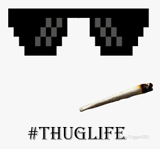 Thug Life Glasses Png Thug Life Sunglasses And Joint Transparent Png Transparent Png Image Pngitem