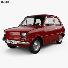 She is a 1989 fiat 126 bis. Fiat 126 With Hq Interior 1976 3d Model Vehicles On Hum3d