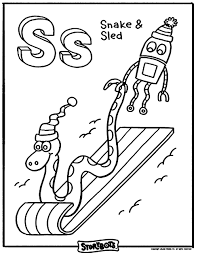 Letter S Alphabet Coloring Pages Coloring Pages Story Bots