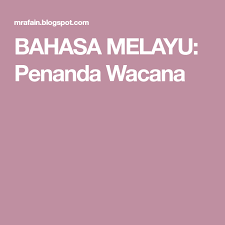 Penanda wacana tulis jawapan betul. Bahasa Melayu Penanda Wacana Lockscreen Tata Power