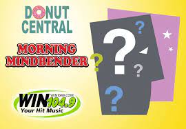 These types of questions based on different topics such as history, music, animals, sports, geography, sciences or others. Morning Mindbender Win 104 9