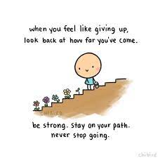 When you feel like giving up, try to pause for a while and present everything to god. ðð§ð¬ð©ð¢ð«ðð­ð¢ð¨ð§ðð¥ ðð®ð¨ð­ðð¬ On Twitter When You Feel Like Giving Up Look Back At How Far You Ve Come Be Strong Stay On Your Path Never Stop Going Quotes Https T Co Eqyexnuoch
