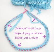 Too tight and the bottom of your fabric will pull in and pucker. Simple Knit Scarf