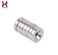 [Hot Item] Permanent Customized Round Countersunk Magnet Screw Hole Magnet  Neodymium Magnet Coating Nickel for Industrial Production