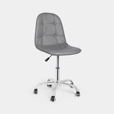Check out our leather desk chair selection for the very best in unique or custom, handmade pieces from our home & living shops. Grey Faux Leather Office Chair Vonhaus