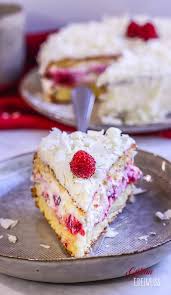 Gateau Edelweiss Framboise Chocolat Blanc Gateau Chocolat Blanc Gateau A La Framboise Chocolat Blanc