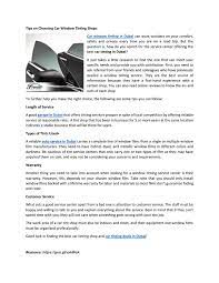 It's the highest quality car window tint product, and also the most expensive. Tips On Choosing Car Window Tinting Shops By Tireshopdubai Issuu