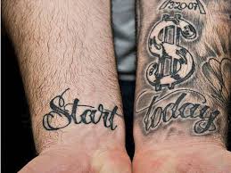 Side Wrist Name Tattoo Designs For Men Elegant Arts Tattoo