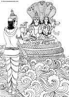 Each printable highlights a word that starts. Hindu Kids Coloring Pages