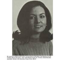 Ms. Lupe Serna, Student Senate Senator, Chairman Board of Publications,  Class Dignitary, Zeta Chi, President, Warren Hall Council, Junior- Senior  Women Council, Vice President, Student Education Association Member of the  University of Corpus Christi ...