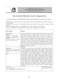 Keberadaan lembaga zakat sebagai salah satu institusi pengelola dana umat memegang peranan penting pemerataan ekonomi dan pembangunan merupakan salah satu isu krusial dalam pemberdayaan masyarakat. Pdf Taksiran Zakat Di Malaysia Isu Dan Cadangan Solusi