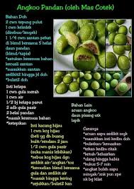 Angkoo Pandan Resep Makanan Makanan Dan Minuman