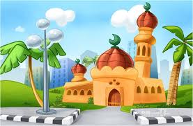 65+ background gambar masjid kartun. Background Masjid Kartun