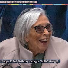 Happy 103rd Birthday to the incredible Dr. Georgia “Billie” Gough, CVAD  professor from 1947 to 1975 and founder of the Ceramics program! Happy  Birthday, Dr. Gough! 🎉 🎂 🎉 🎂 We love