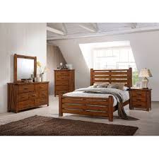 Barley Brown Rustic Contemporary 6 Piece King Bedroom Set Logan Bedroom Set King Bedroom Sets Bedroom Sets Queen