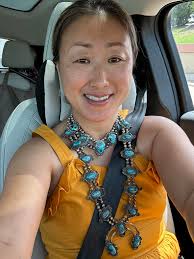 A beginner jewelry shopper. I love looking at beautiful things. I would  appreciate if anyone can identify where these stones are from (wearing two  necklaces) so I am more informed about what