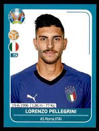 Panini Uefa Euro 2020 Preview Lorenzo Pellegrini Italy No Ita23 1 42 Panini Euro Alessio Romagnoli