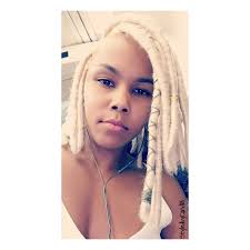 Black And Platinum Blonde Faux Locs Platinum Blonde Bob Faux Locs Platinum Blonde Bobs Faux Locs Bob Blonde Bobs