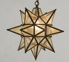 Olivia Outdoor Star Pendant Pottery Barn