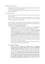There are only two specific sections of specific relief act 1950 that has been deliberated in the reported case law on islamic banking. Injunctions Discovery
