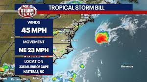 Tropical depression 2 has formed about 100 miles east of cape hatteras. Tropical Storm Bill Forms Off Coast Of North Carolina