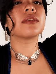 Amazon.com: Sacina Gothic Butterfly Necklace, Butterfly Wing Choker  Necklace, Goth Necklace, Gothic Necklace for Women, Halloween Christmas New  Year Jewelry Gift For Women: Clothing, Shoes & Jewelry