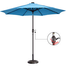 We did not find results for: Pure Garden 9 Ft Solar Powered Led Lighted Patio Umbrella With Push Button Tilt Patio Umbrellas Shades Patio Garden Garage Shop The Exchange