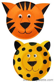 Leopar L Harfi Icin Avec Images Creations Animalieres Creations En Assiettes Jetables Creations De Maternelle