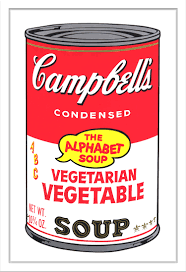 No doubt you have seen this famous pop art image at some point during your lifetime. Andy Warhol Vegetarian Vegetable Soup From Campbell S Soup Ii 1969 Screen Print S