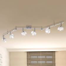 Come scegliere faretti su cavi e binario leroy merlin. Binario Tp Metropolitan 1047 F6 G9 Led Vetro Quadrato Orientabile Lampada Soffitto Parete Moderna Interno