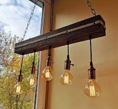 Wood Ceiling Light Fixture Wood Rustic Chandelier Pendant Etsy In 2021 Ceiling Lights Rustic Chandelier Wood Ceiling Lights