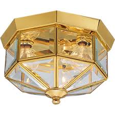 Why we love outdoor flush mount lighting. Progress Lighting 3 Light Polished Brass Flushmount P5788 10 The Home Depot Outdoor Ceiling Lights Brass Outdoor Lighting Ceiling Fixtures