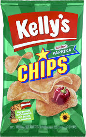 Zonder olie, zonder frituur en gemaakt van zoete bataat. Kelly S Chips Paprika From Austria Onlineshop