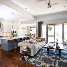 Pin By Leslee Herling On For The Home Open Concept Kitchen Living Room Open Concept Kitchen Living Room Layout Living Dining Room