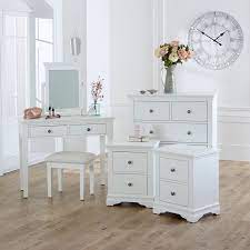 The chalet collection will make a beautiful addition to any bedroom. White Furniture Set Newbury White Range Melody Maison